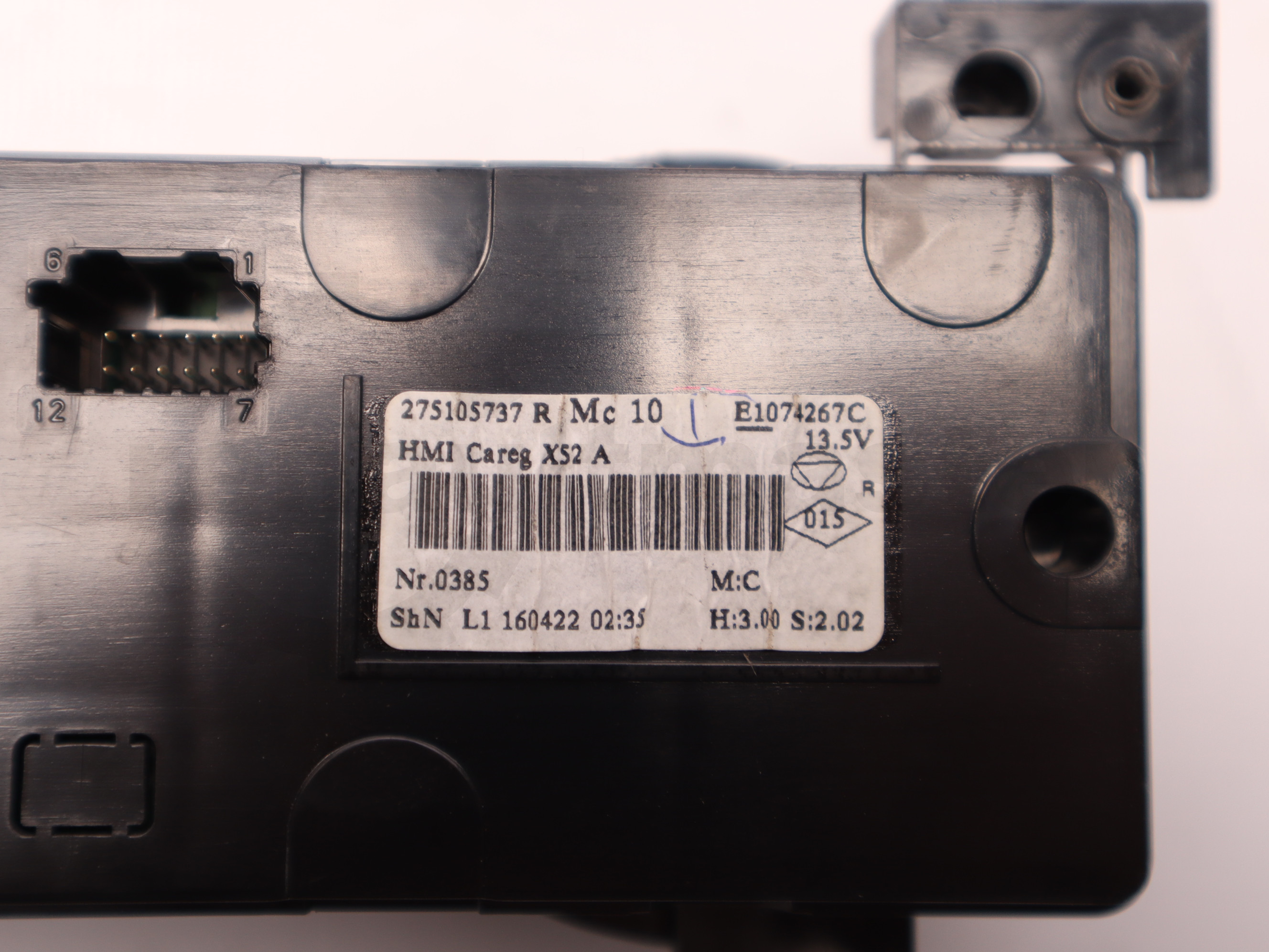 Панель керування пічкою з кондиціонером Renault Trafic (Opel Vivaro, Nissan NV300) 2014, - 275105737R Б/В