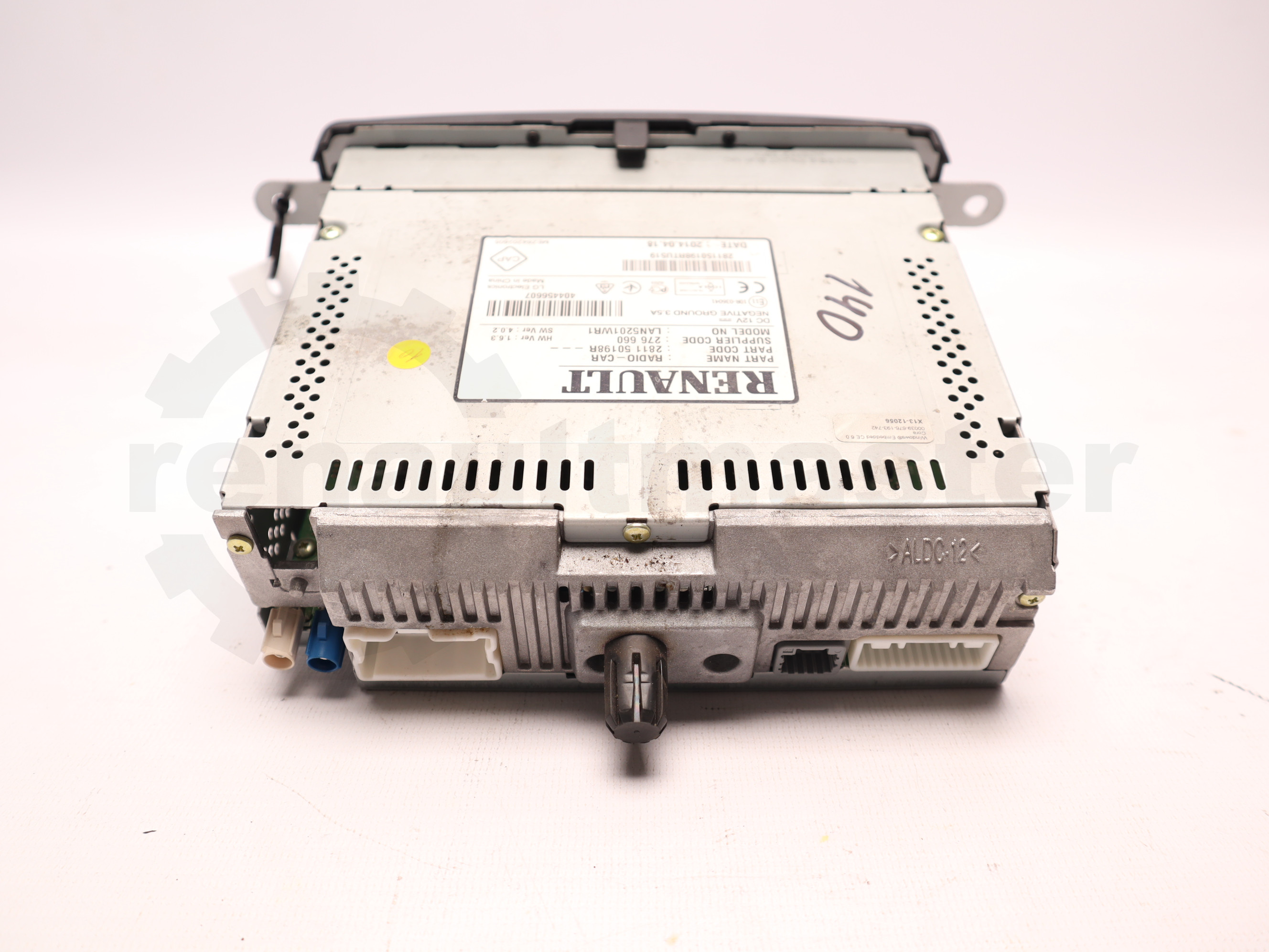 Мультимедійна система (автомагнітола) Renault Trafic (Opel Vivaro, Nissan NV300) 2014 -, 281150198R Б/В