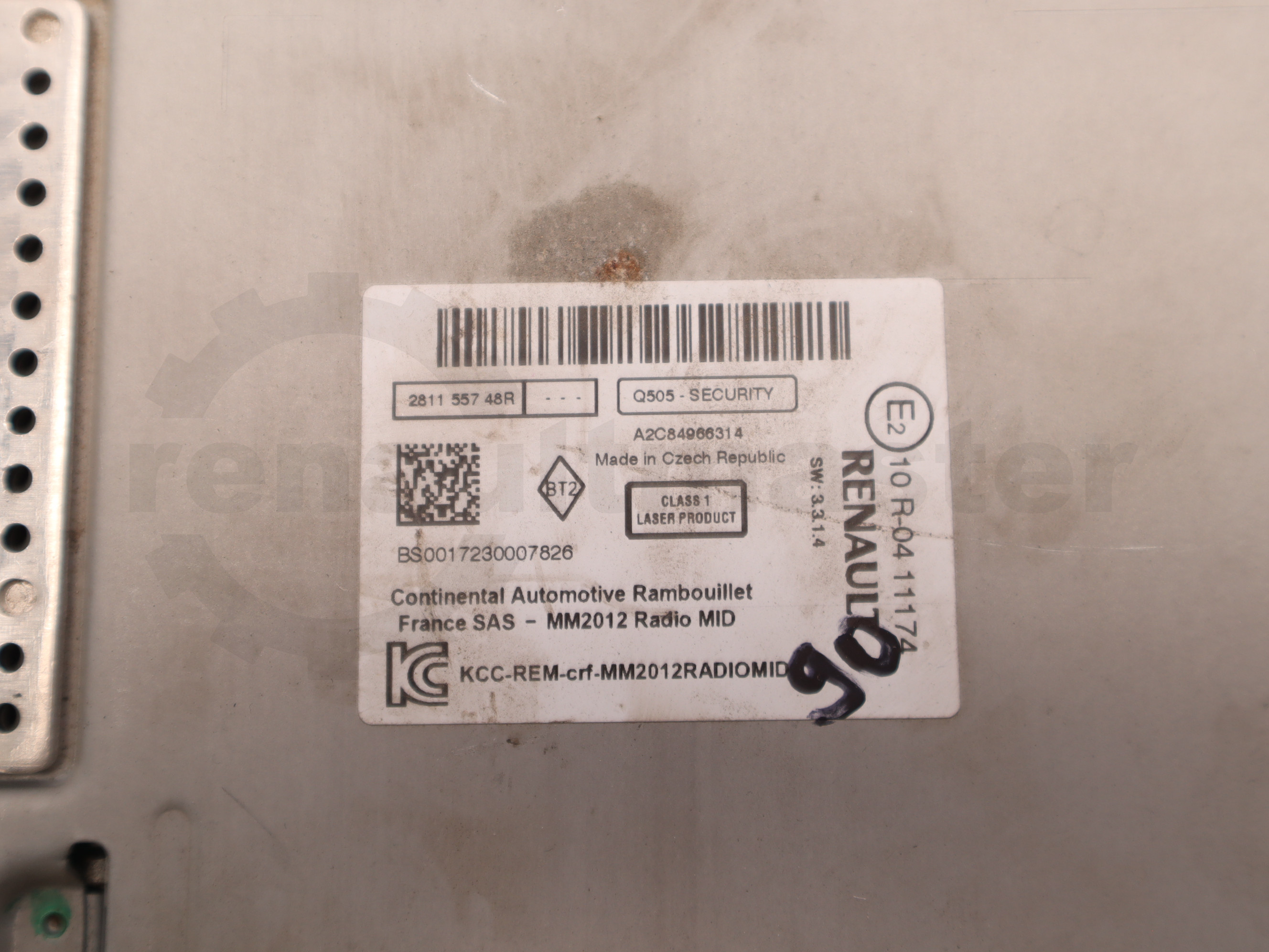 Мультимедійна система (автомагнітола) Renault Master (Opel Movano, Nissan NV400) 2010 -, 281155748R Б/В