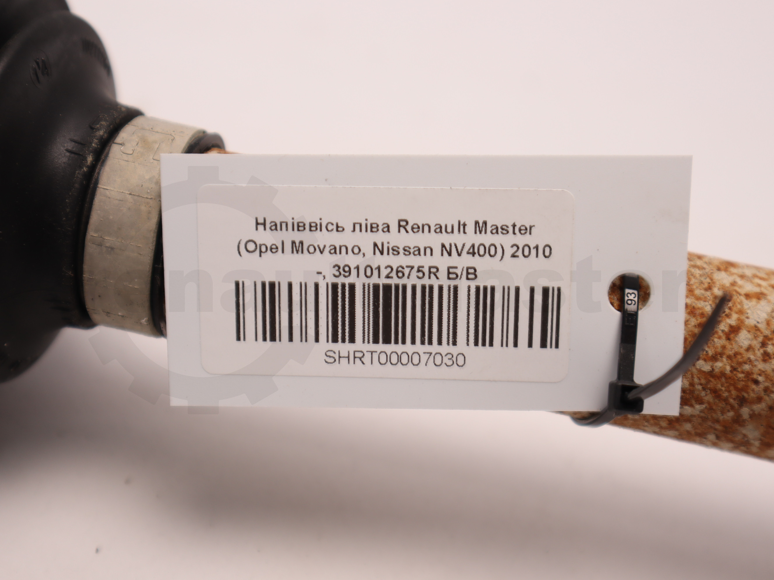 Напіввісь ліва Renault Master (Opel Movano, Nissan NV400) 2010 -, 391012675R Б/В