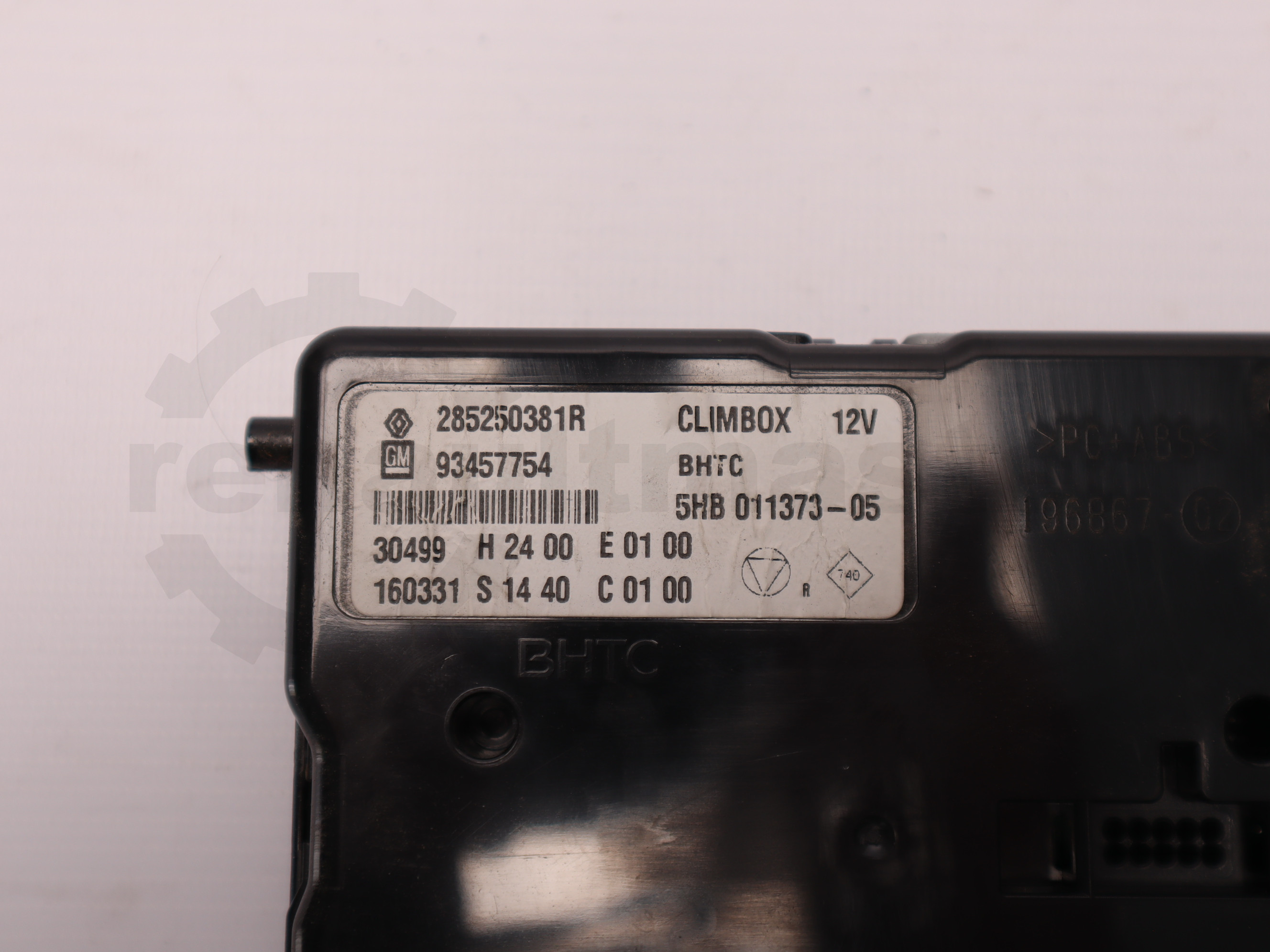 Блок управління температурою салона Renault Trafic (Opel Vivaro, Nissan NV300) 2014-> , - 285250381R Б/В