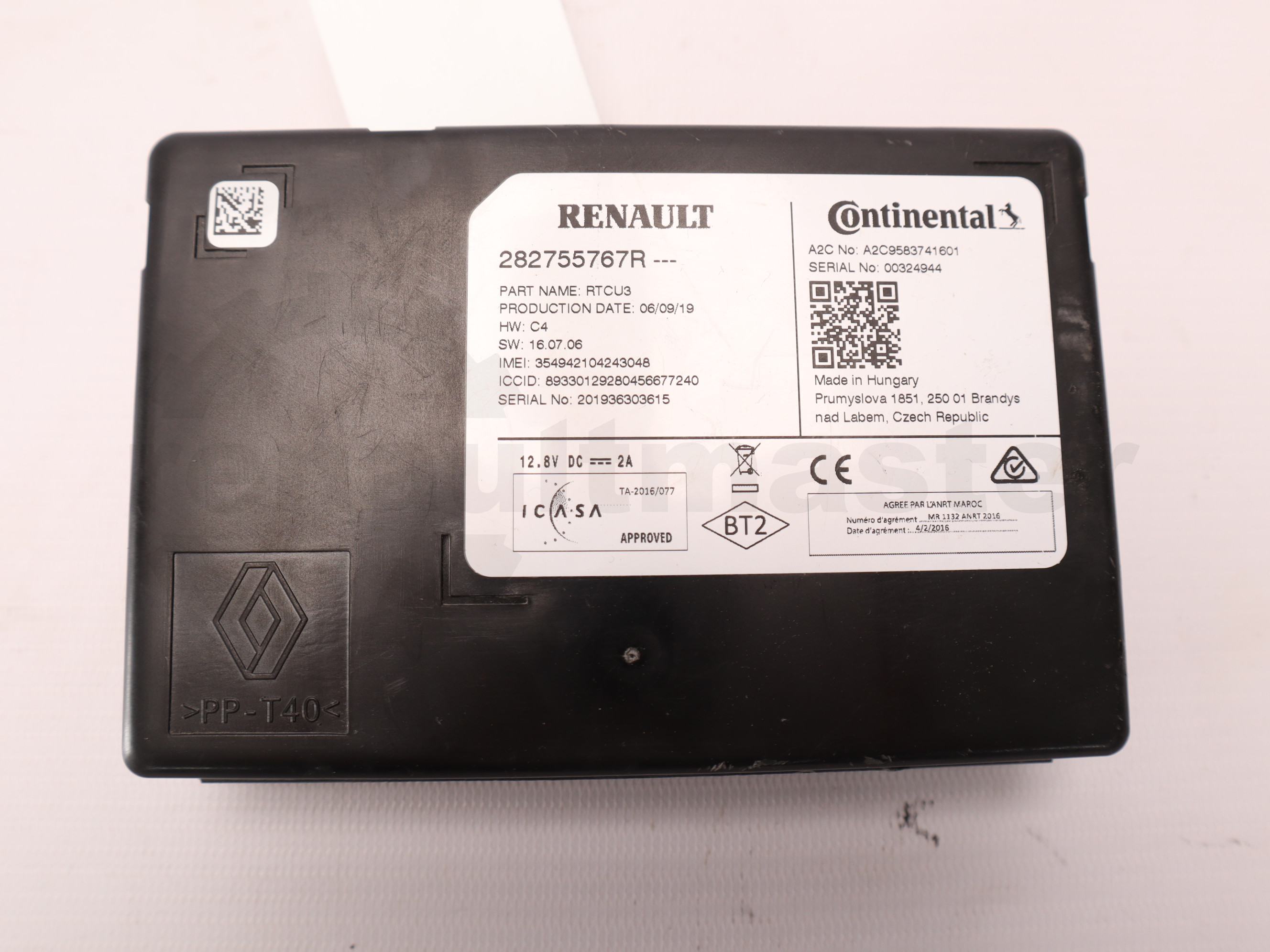 Блок навігації GPS Renault Master (Opel Movano, Nissan NV400) 2010 -, 282755767R Б/В