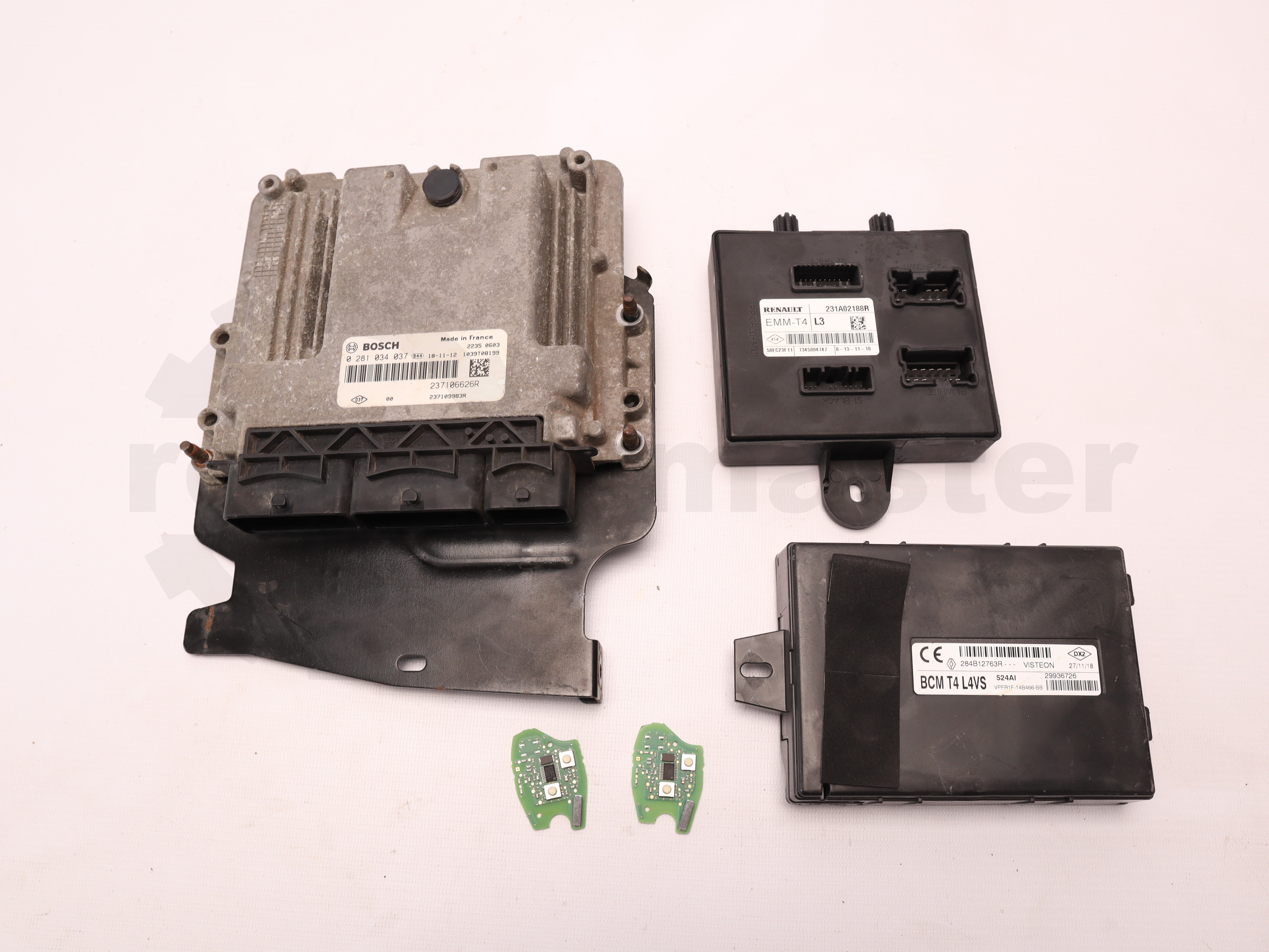 Комплект ЕБУ BiTurbo Renault Trafic (Opel Vivaro, Nissan NV300) 2014 -, 237106626R 284B12763R Б/В