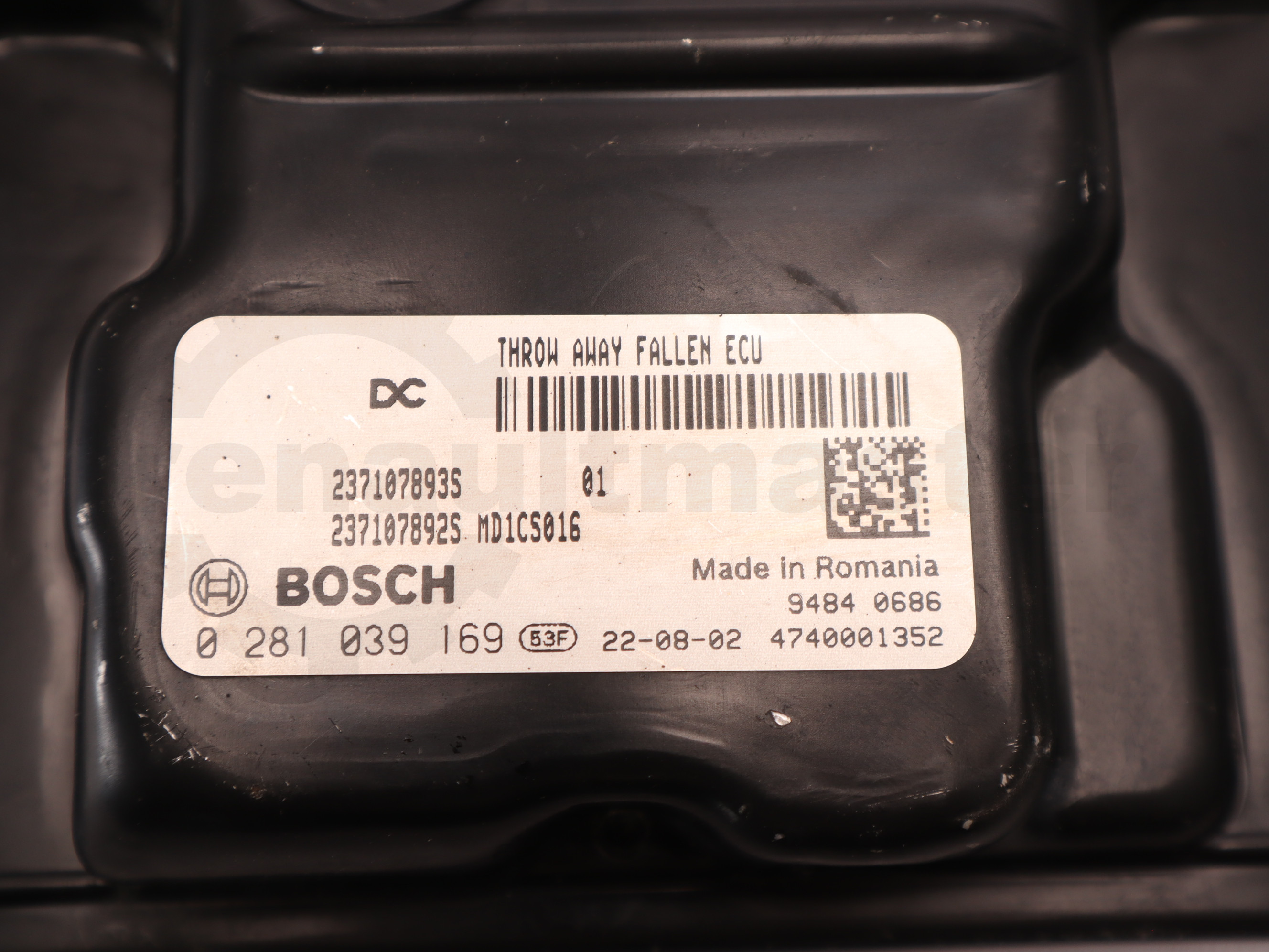 Комплект ЕБУ 237107893S Renault Trafic (Fiat Talento, Nissan NV300) 2022, - 237107892S 284B26188R Б/В