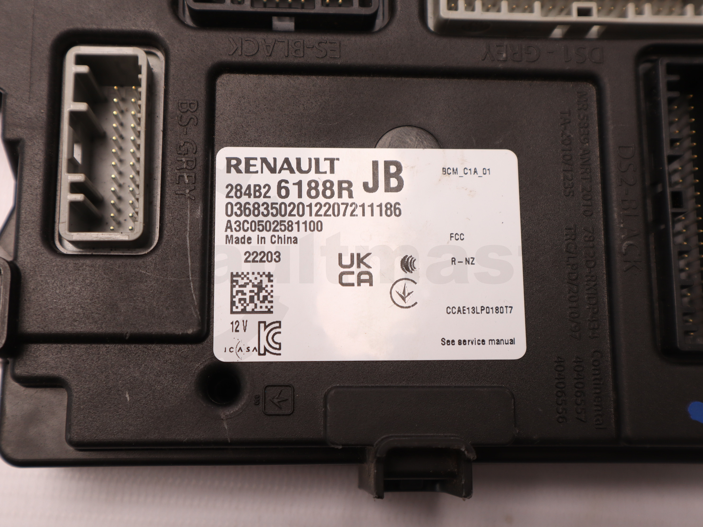 Комплект ЕБУ 237107893S Renault Trafic (Fiat Talento, Nissan NV300) 2022, - 237107892S 284B26188R Б/В